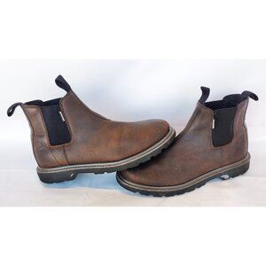 Wolverine Chelsea Work Boots Floorhand Romeo Brown Men's Size 9.5 M